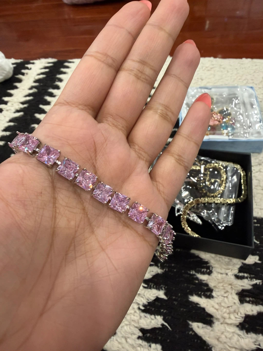 Pink Tennis Bracelet - photo 2