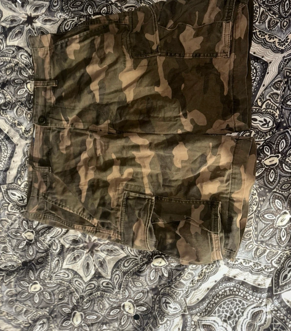 Camo Cargo Shorts