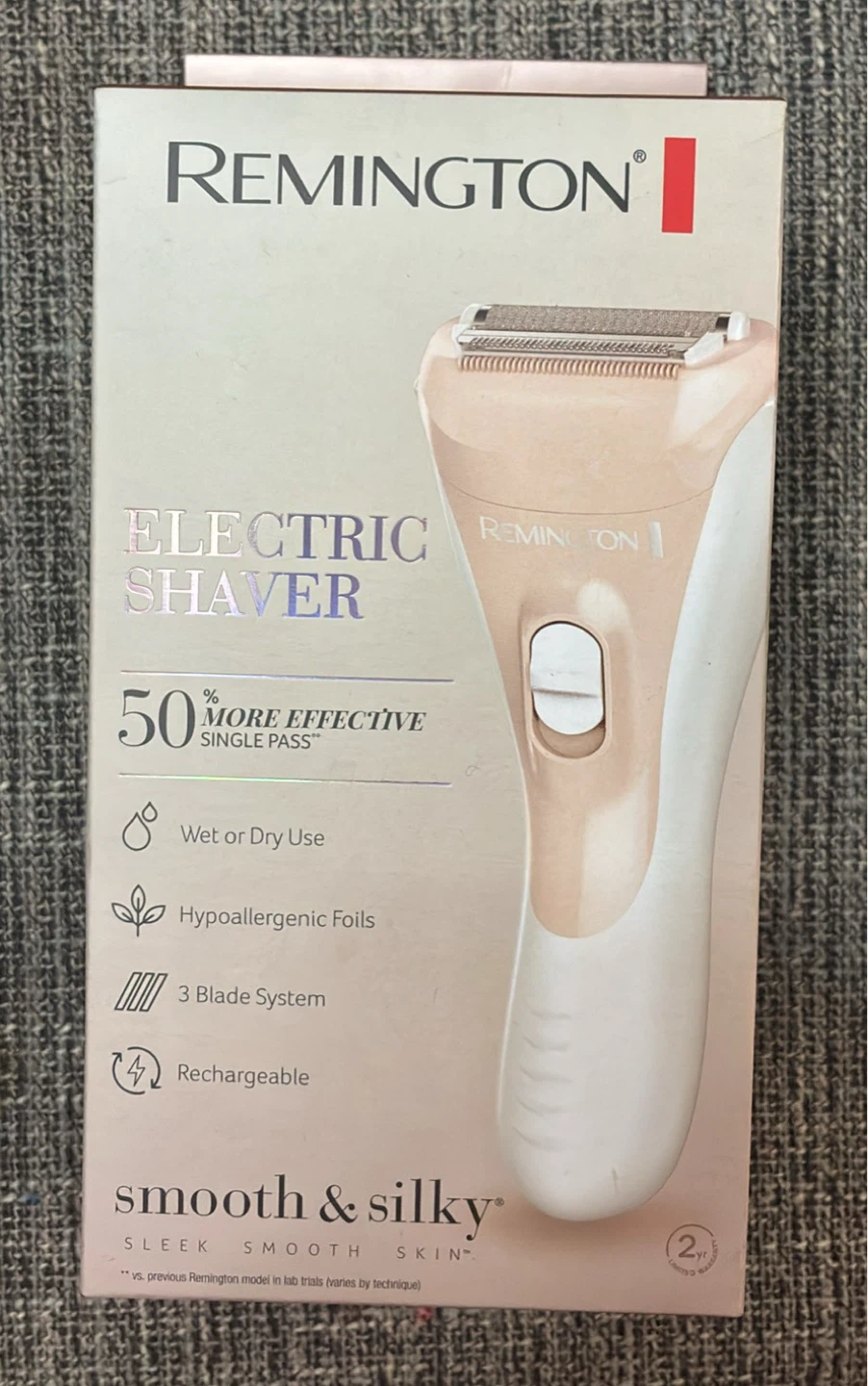 New Remington Smooth & Silky Electric Shaver