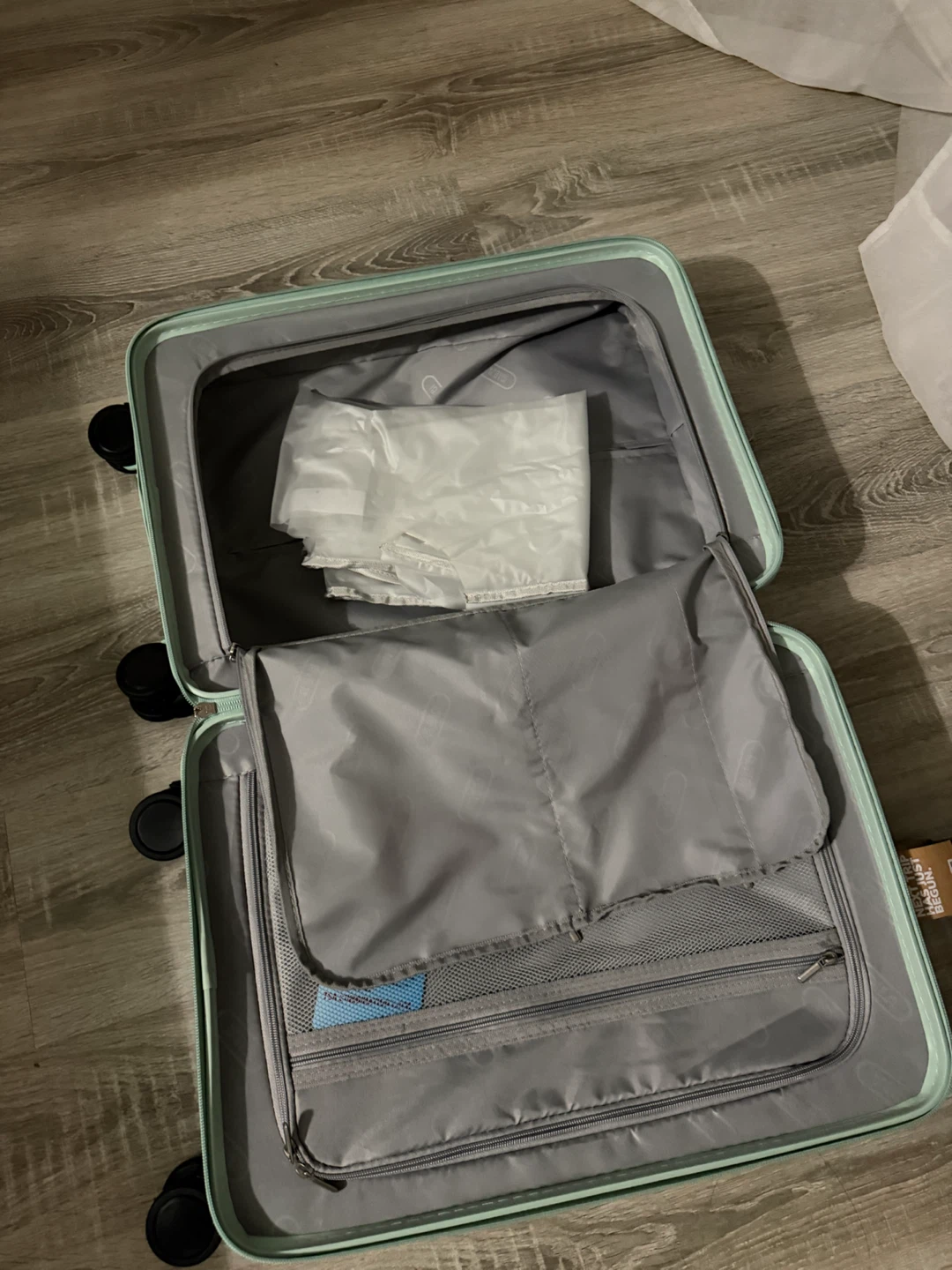 Mint Green Travel Carry-On Suitcase - photo 5