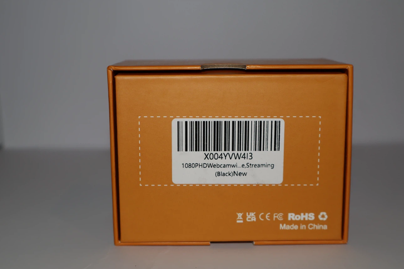 1080P HD Video Webcam with Built-in Microphone - Black - photo 2