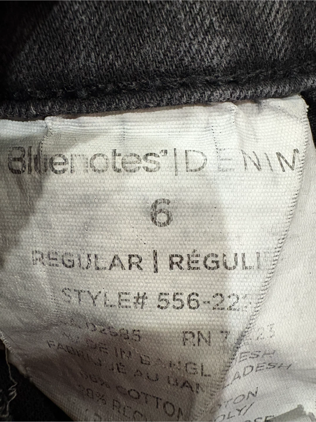 Bluenotes DENIM Grey Jeans - Size 6 - photo 3