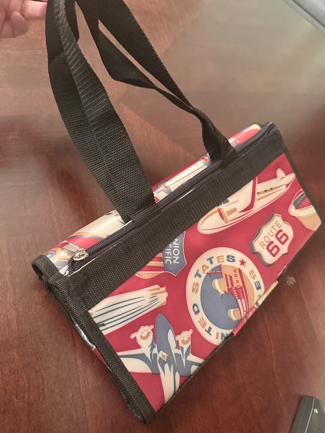 Foldable rolling shopping bag - photo 2