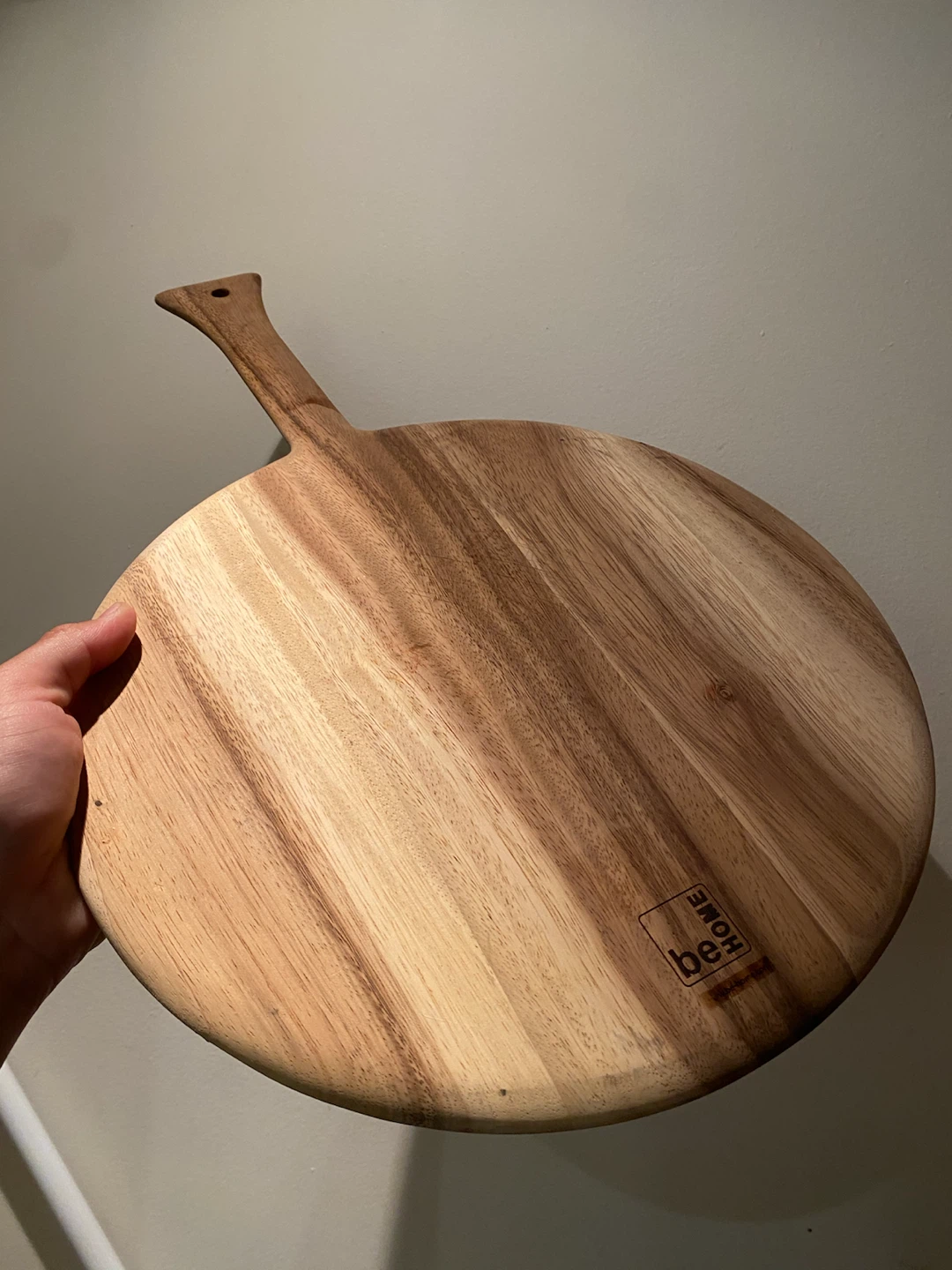 be home round wooden serving board - photo 2
