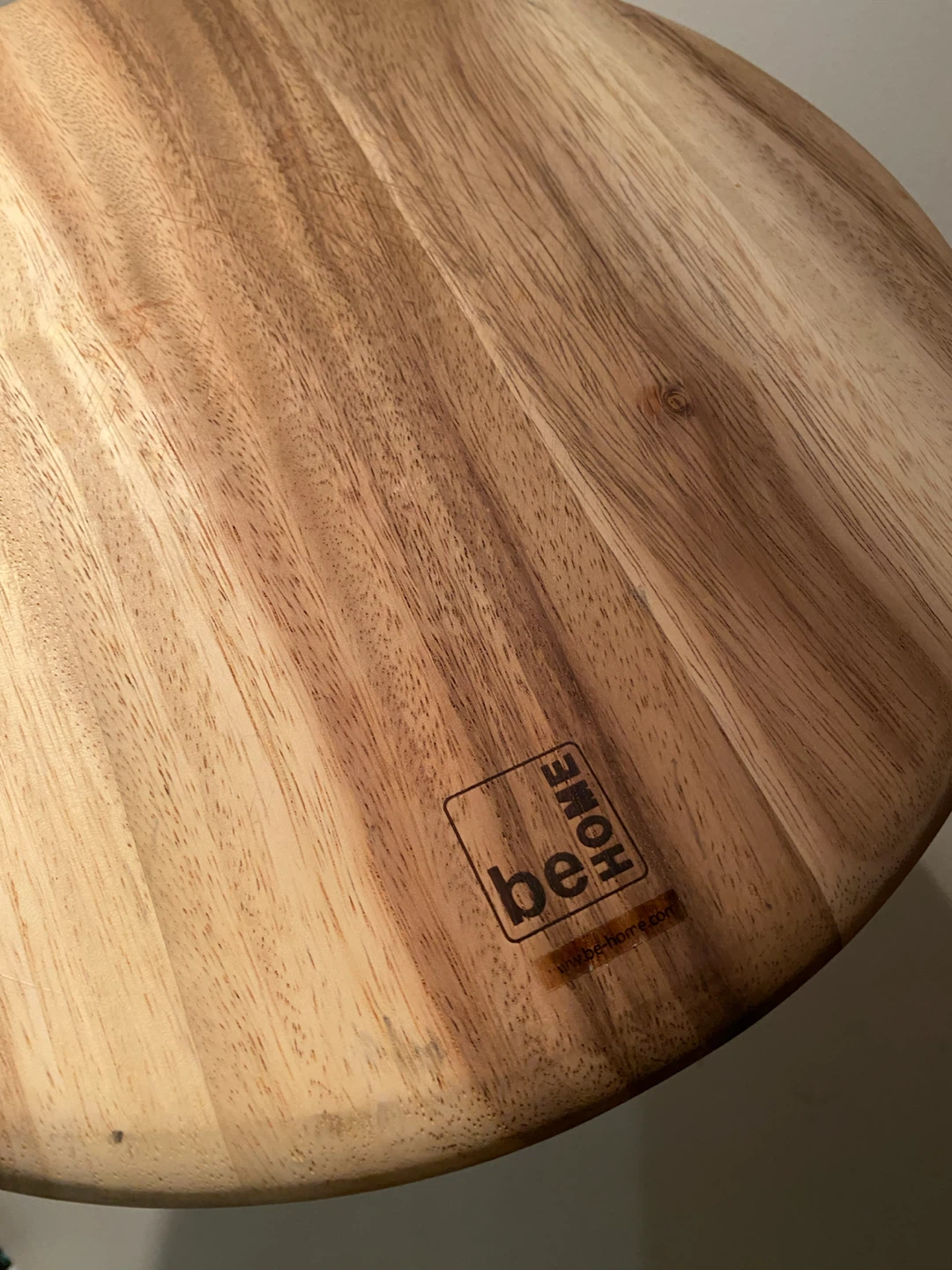 be home round wooden serving board - photo 4