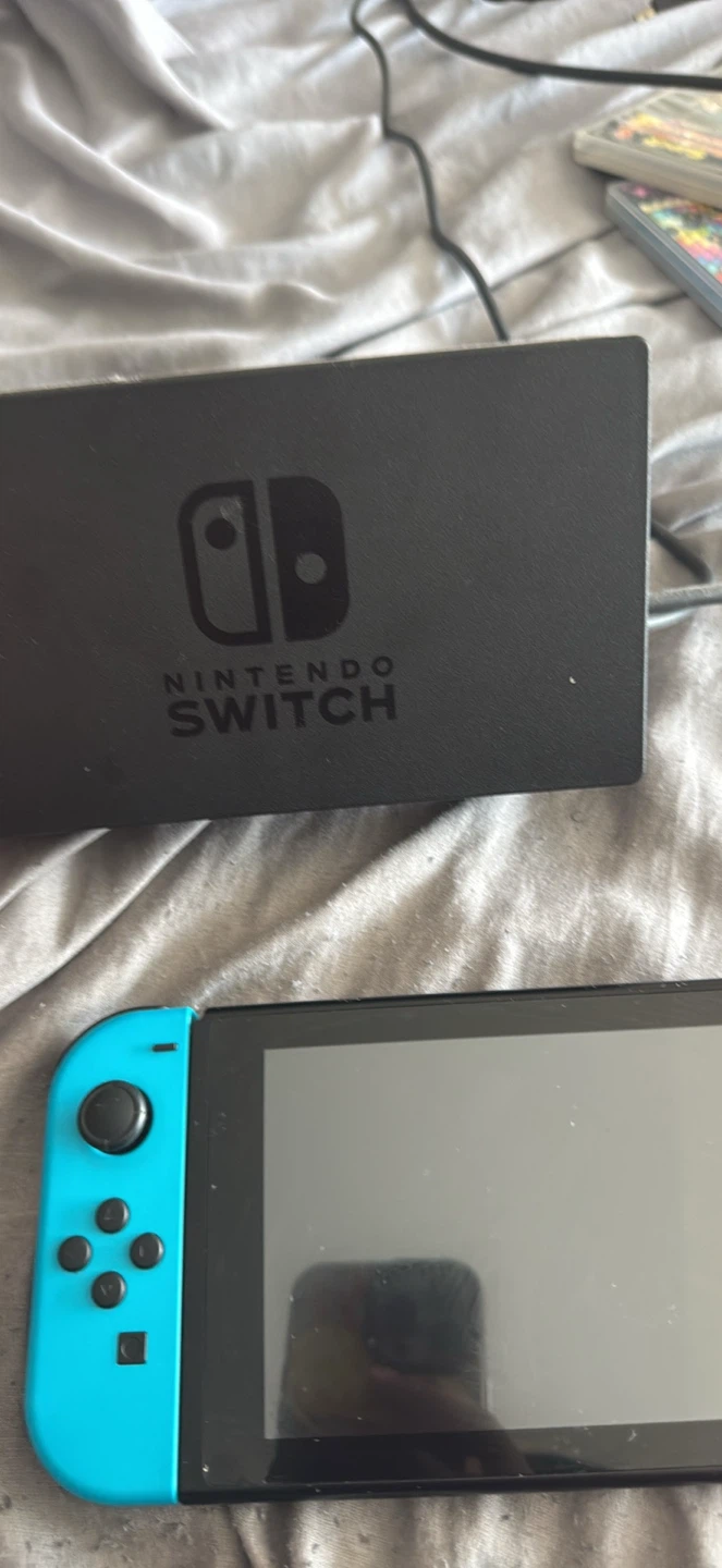 Nintendo Switch Console with Games - photo 3