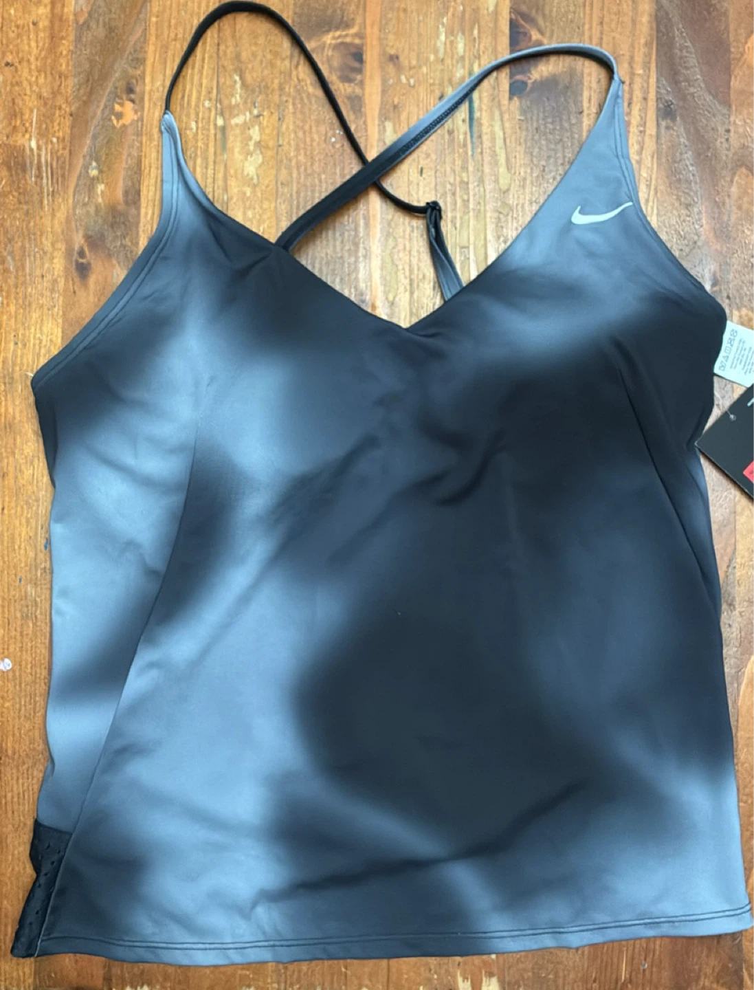 New Nike Women's Crossback Tankini  Top - L/G