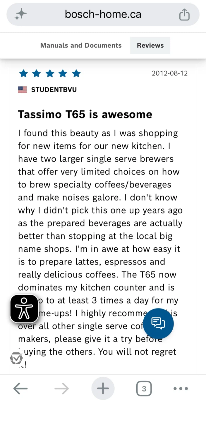 Bosch Tassimo T65 Coffee Brewer - photo 2