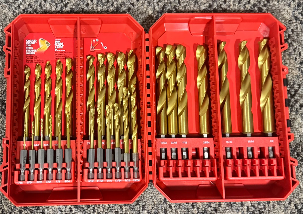 Milwaukee Shockwave Titanium Drill Bit Set