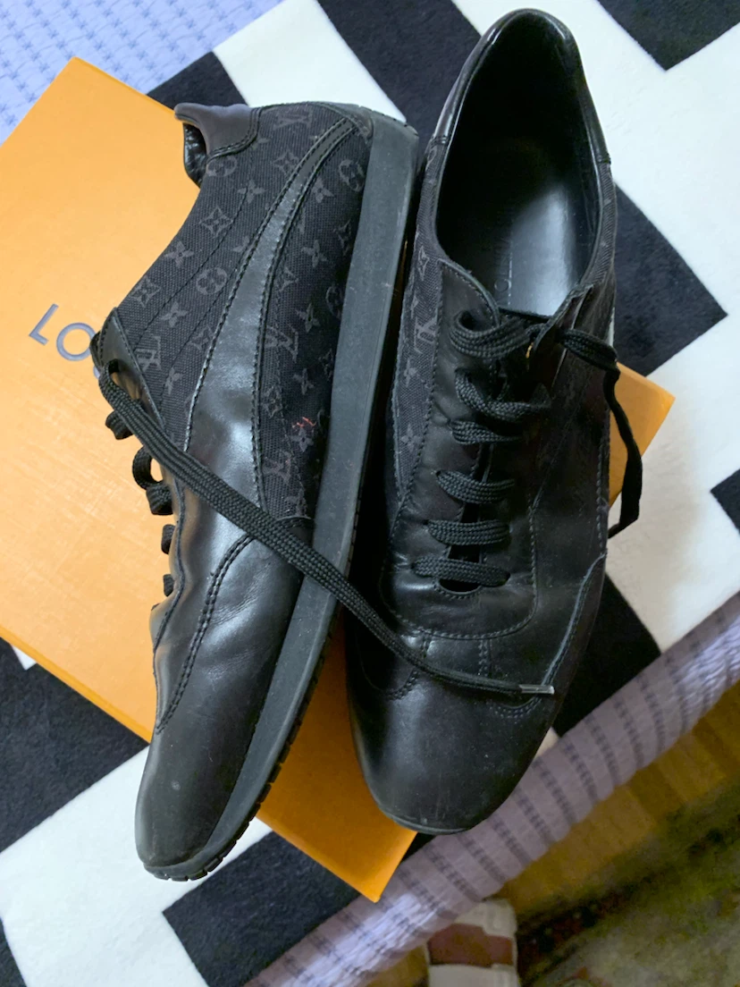 Louis Vuitton Black Monogram Sneakers - photo 3