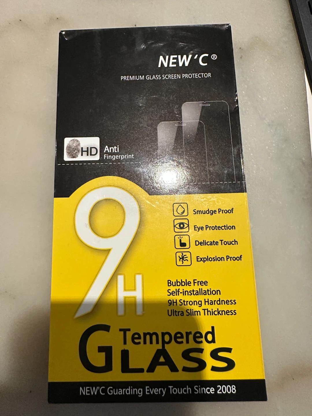 NEW'C Premium Glass Screen Protector for iPhone 14 Pro