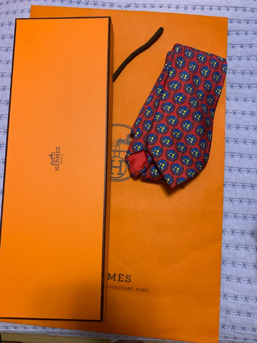 Hermès Silk Tie - United Nations 50th Anniversary