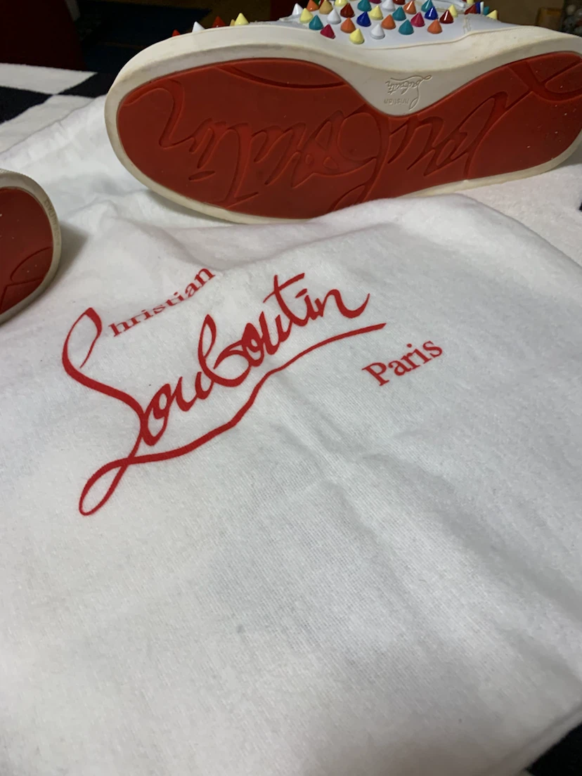 Christian Louboutin Spike High-Top Sneakers - photo 3