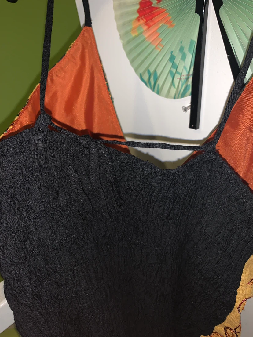 Earthy Boho Strap top possibly vintage - photo 4