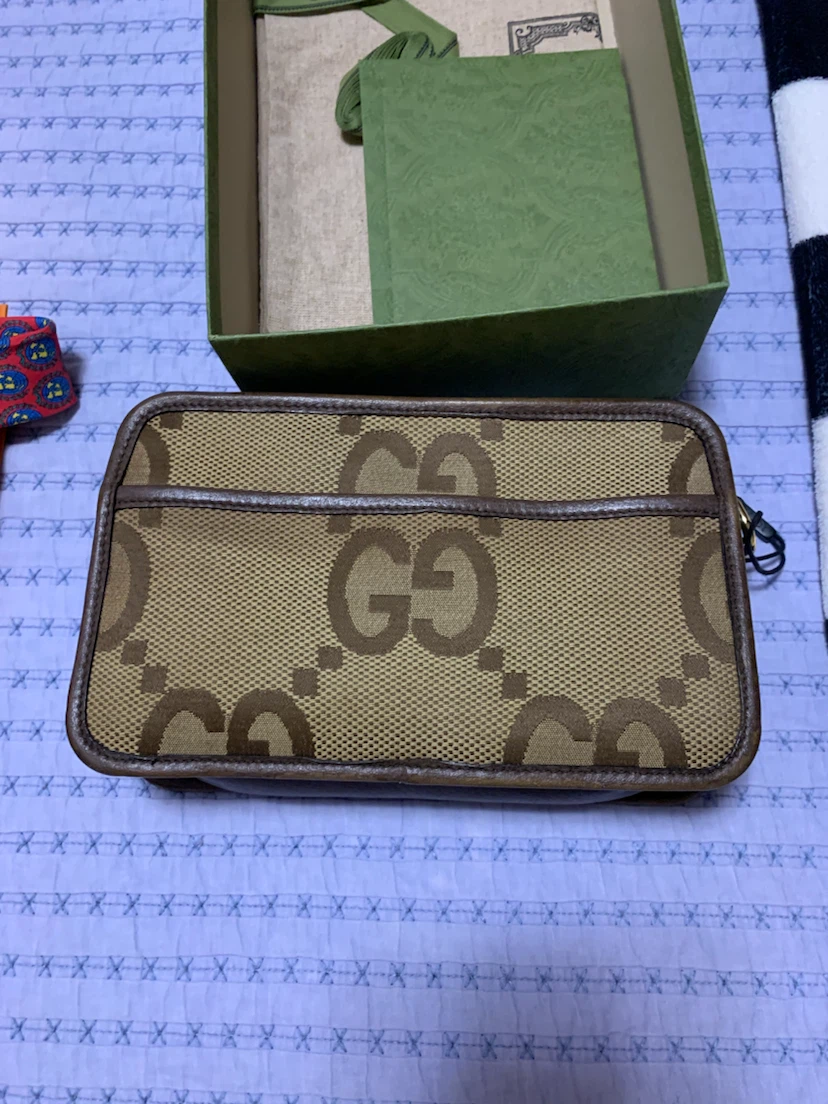 Gucci GG Monogram Pouch with Strap - photo 2