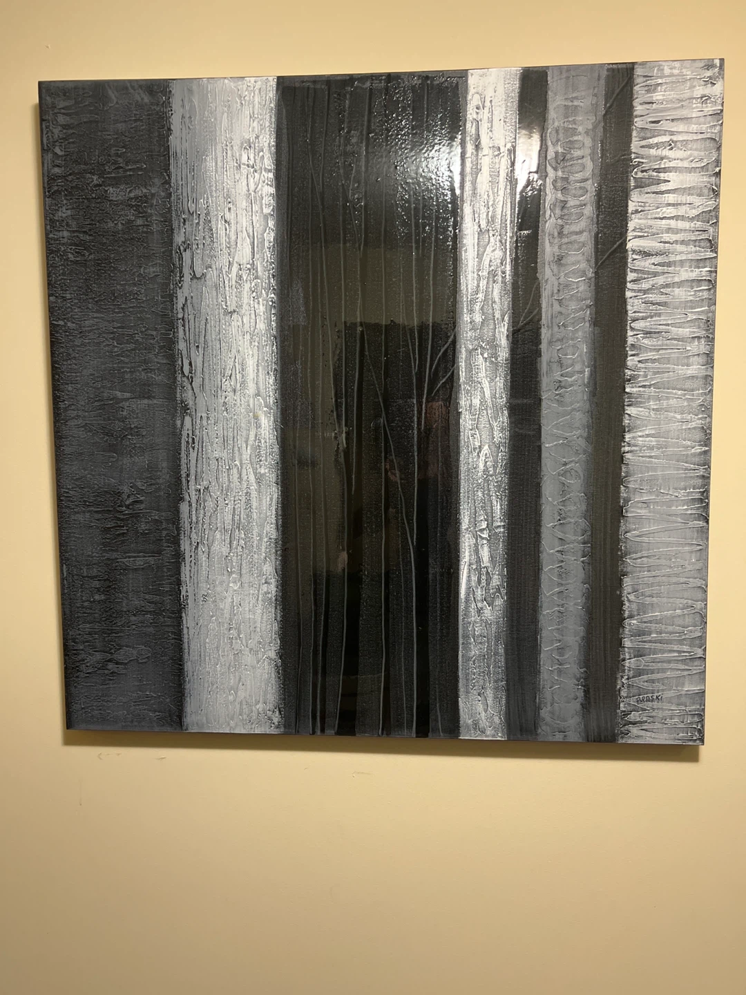 Braski artist Textured Painting