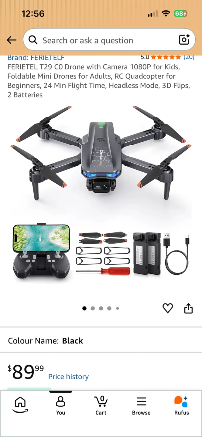 Brand New Remote Control Drone with Camera 1080P