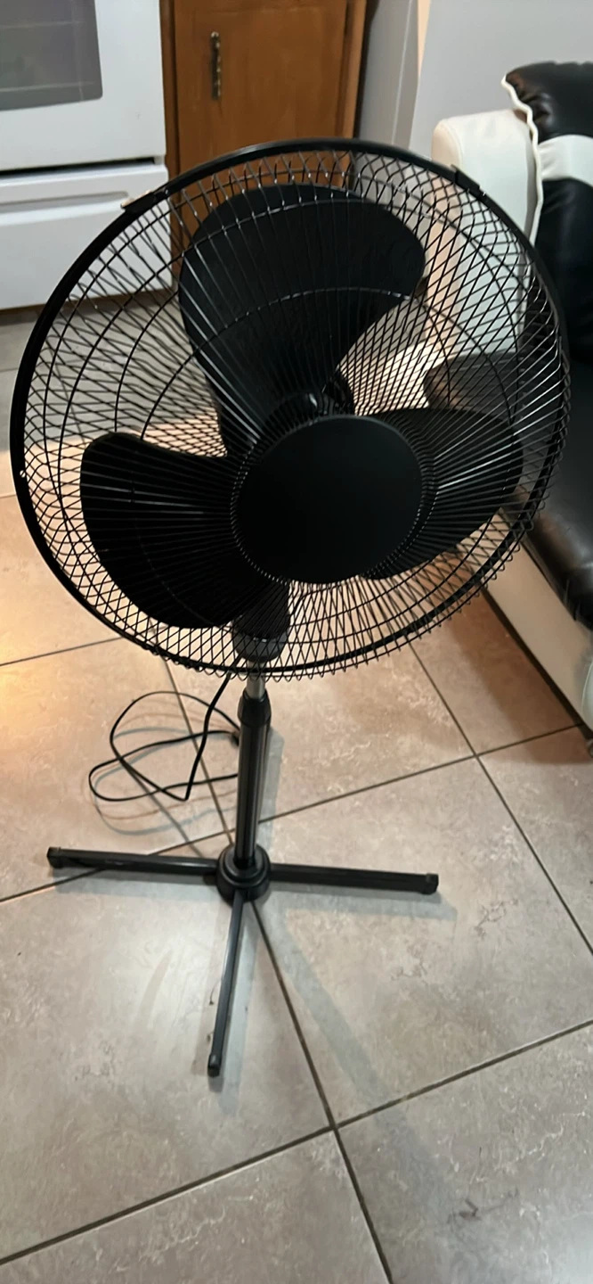 Black Stand Fan