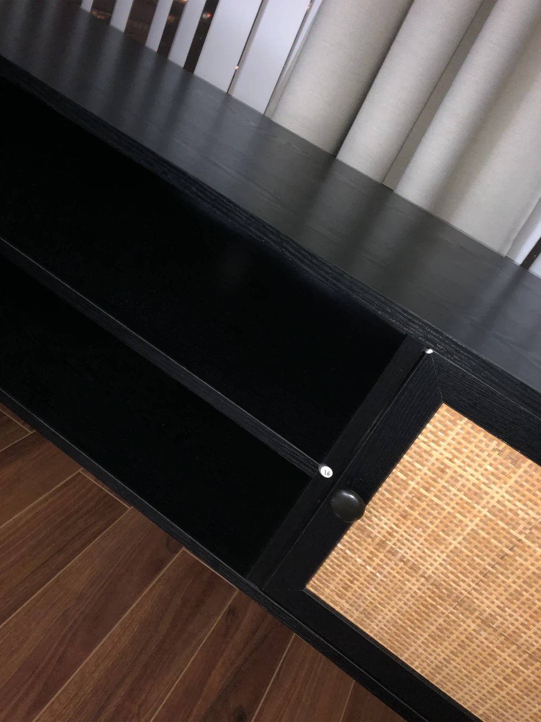 Media Console table with Cane Doors - photo 3