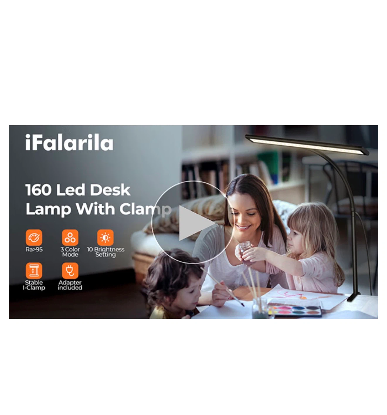 iFalarila 160 LED Clamp Desk Lamp - photo 3