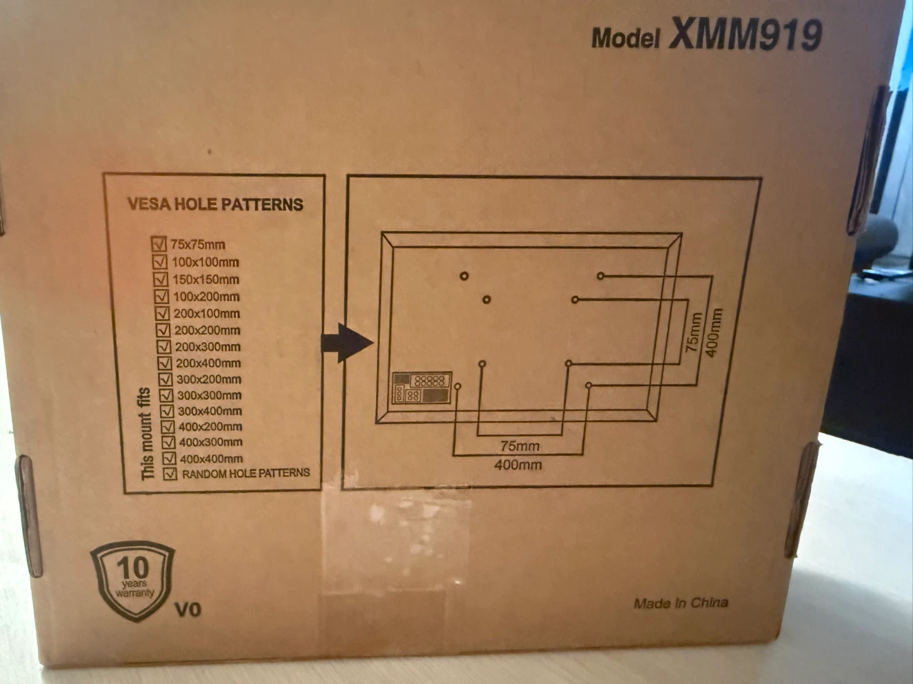 Full-Motion TV Wall Mount Model XMM919 - photo 2