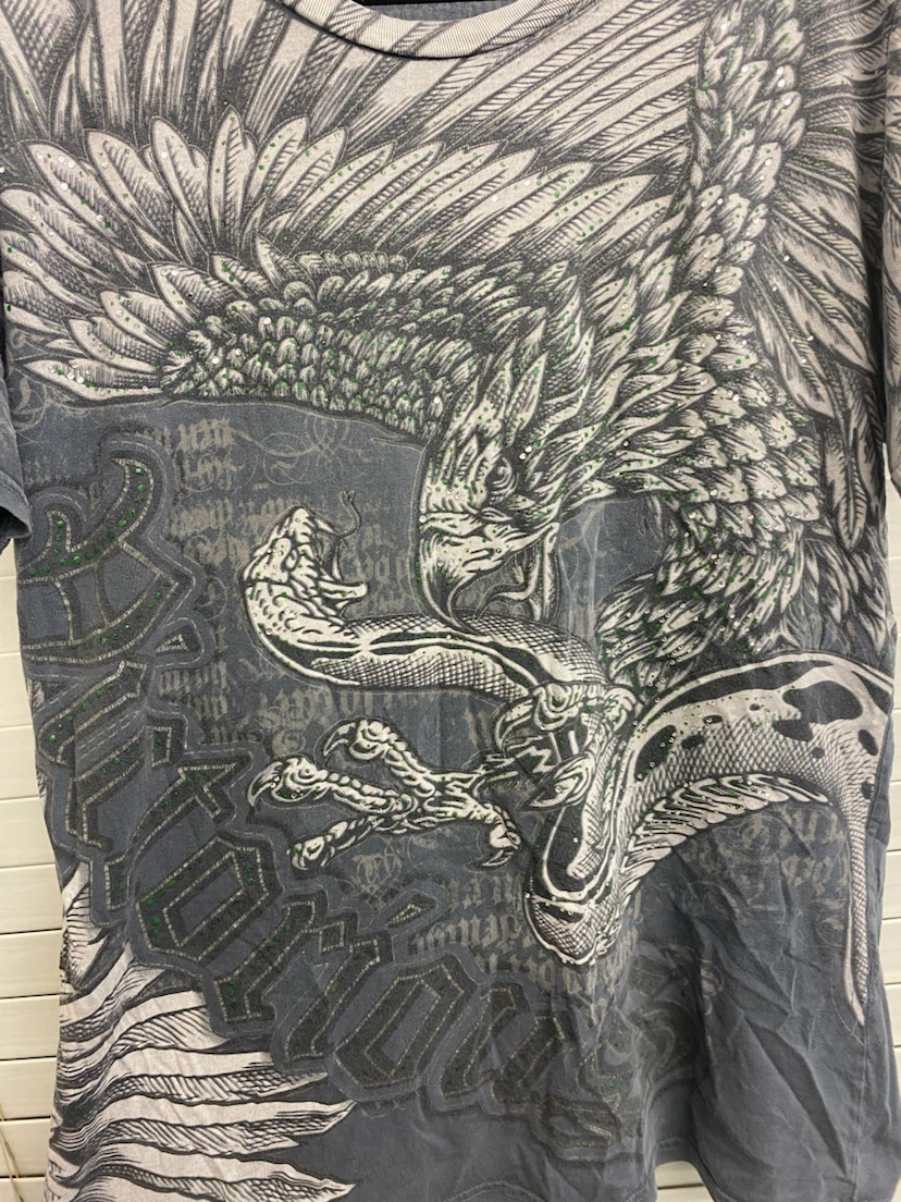Y2K Affliction ‘Snake & Eagle’ Graphic Tees - photo 3