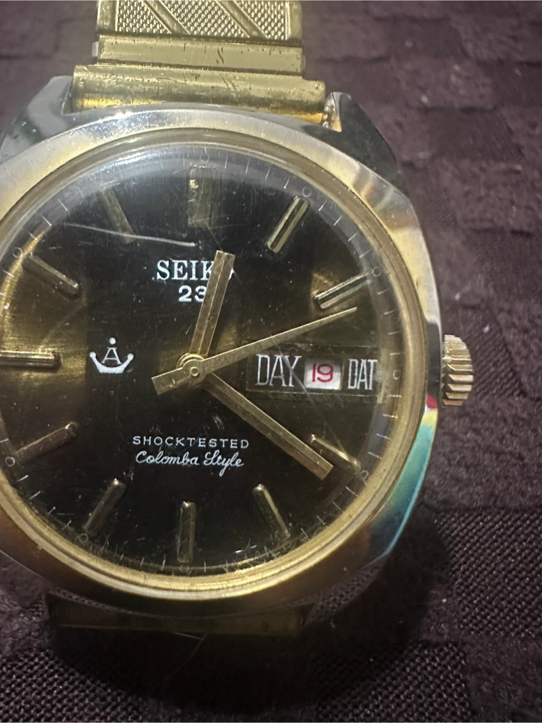 Seiko 23 Jewels Day/Date Watch
