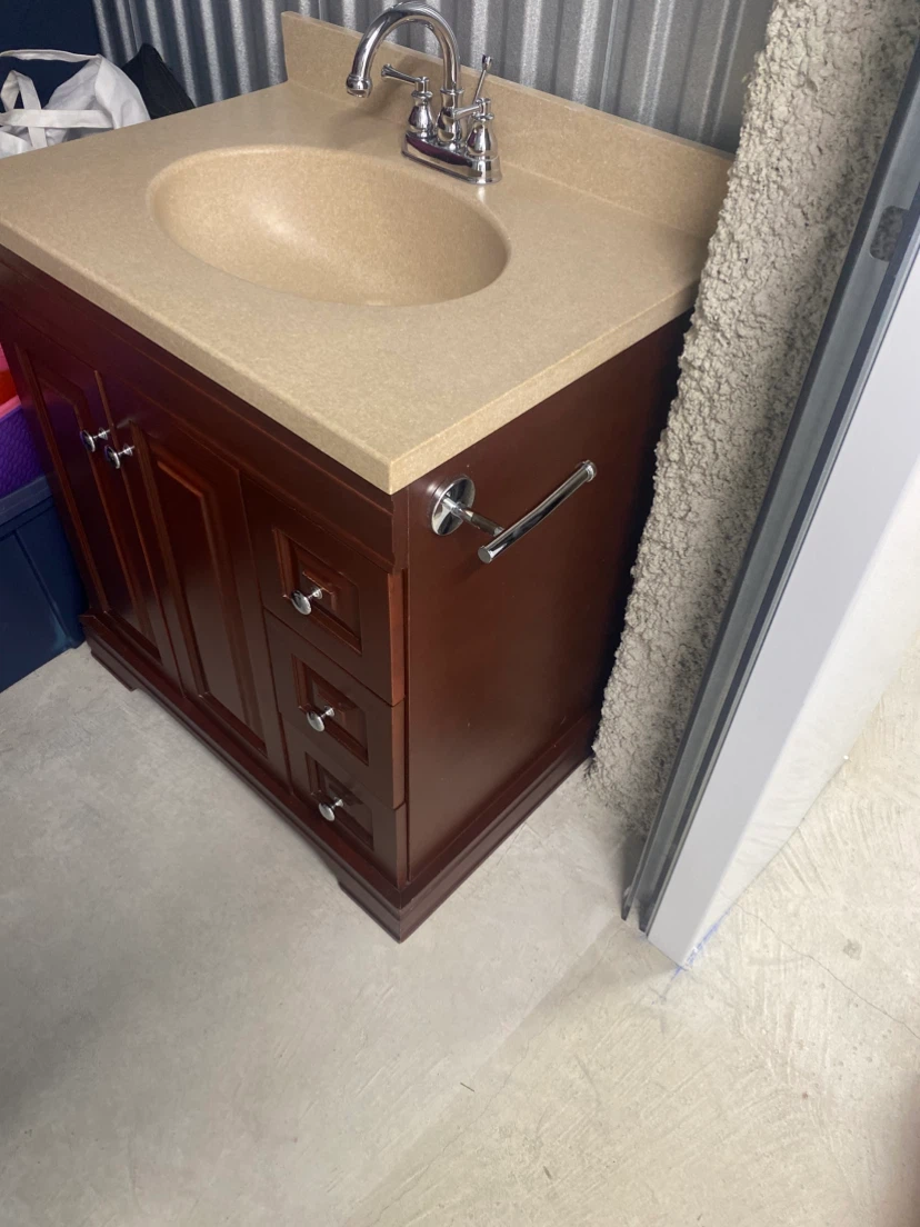 Bathroom Vanity with Sink and Faucet
