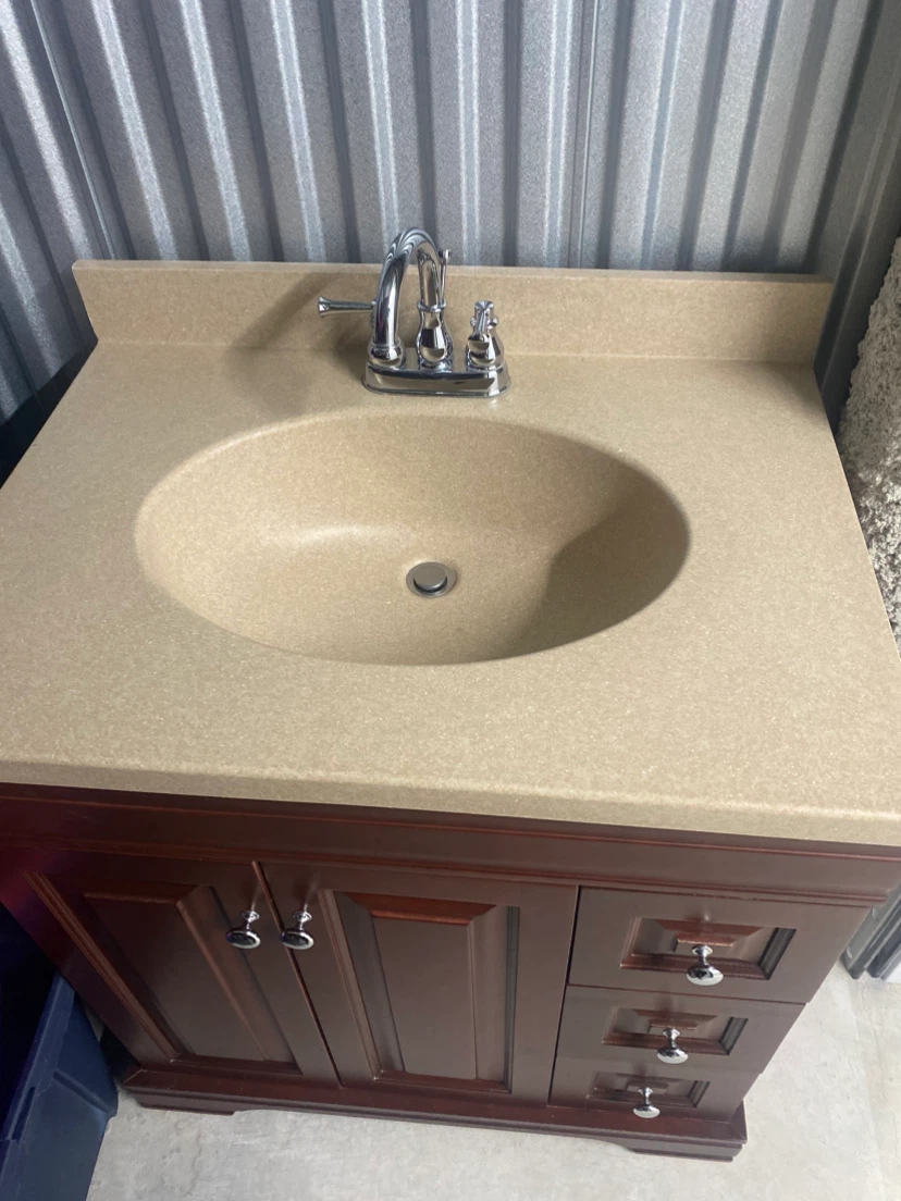Bathroom Vanity with Sink and Faucet - photo 2