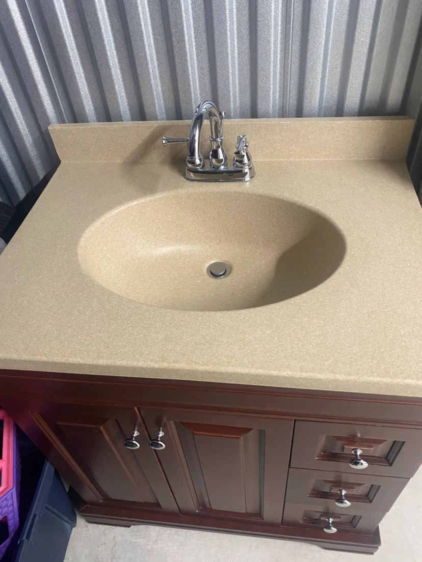 Bathroom Vanity with Sink and Faucet - photo 3