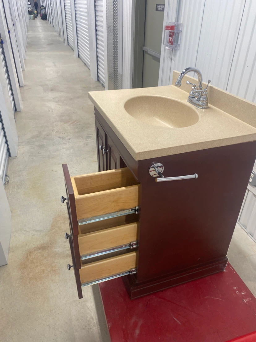 Bathroom Vanity with Sink and Faucet - photo 4