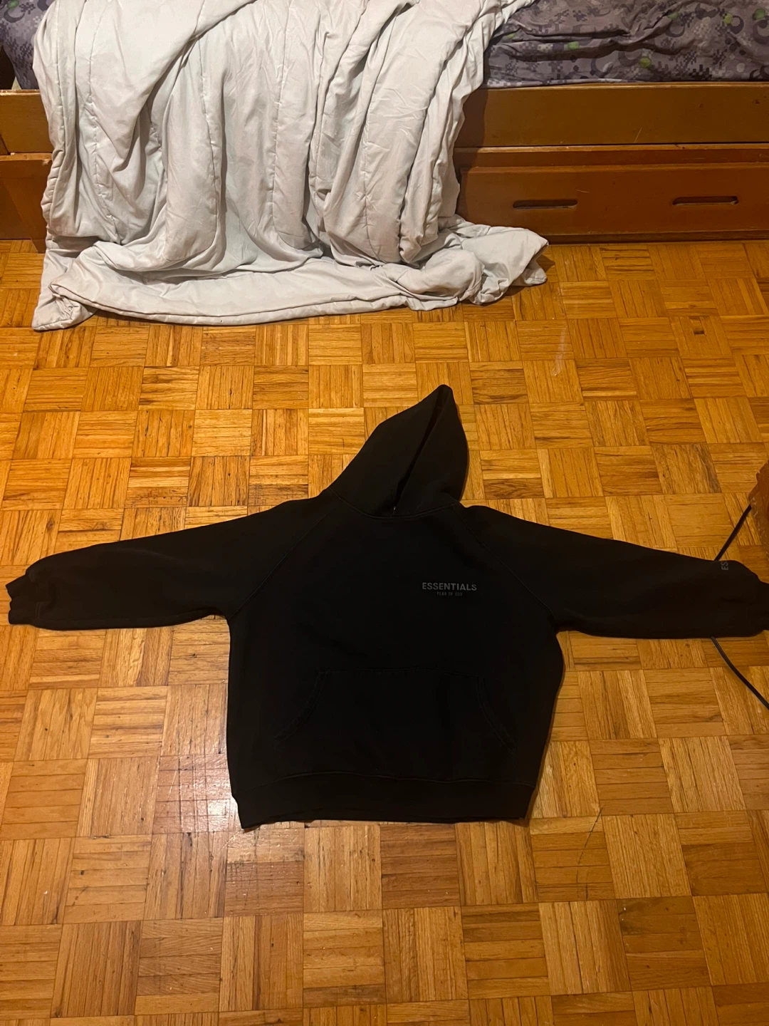 Essentials Fear of God Black Hoodie