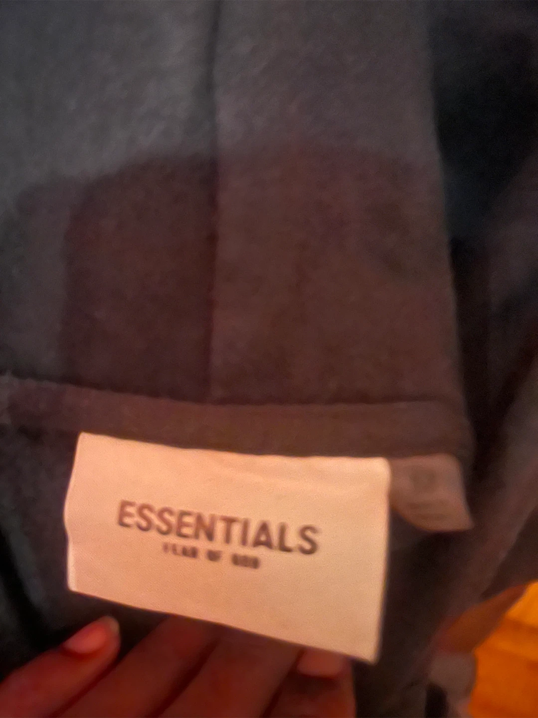Essentials Fear of God Black Hoodie - photo 2