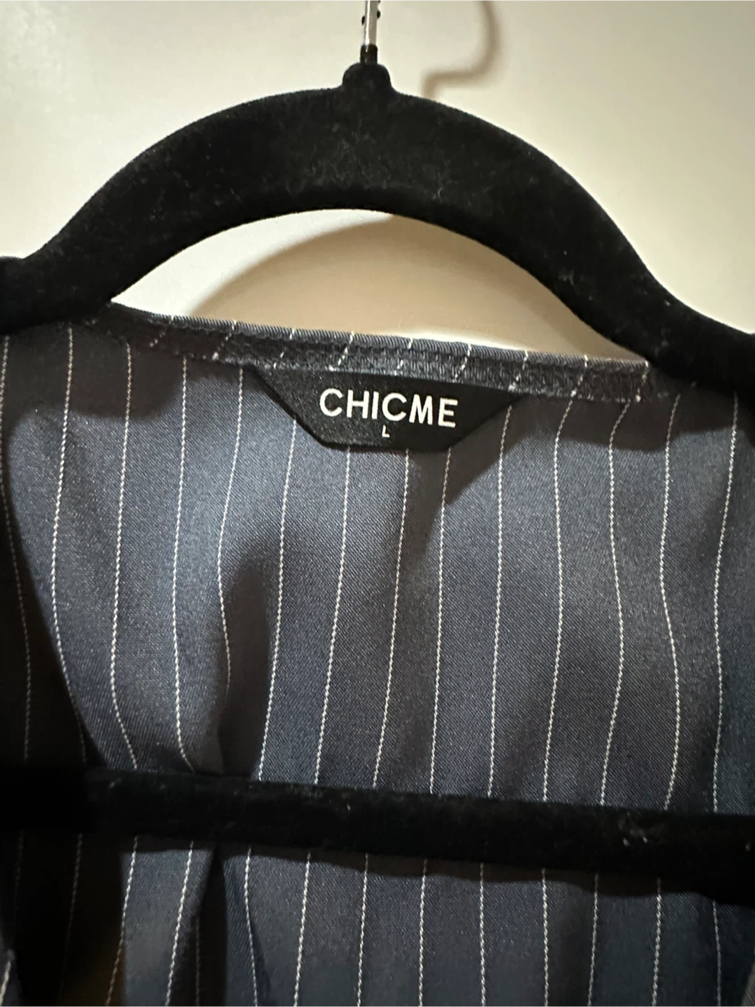 CHICME Pinstripe Vest and Cargo Pants Set - photo 4