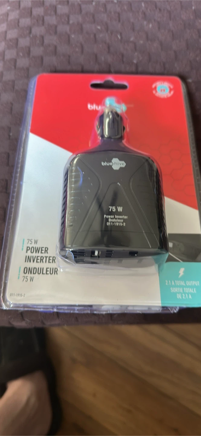 Blue Hive 75W Power Inverter