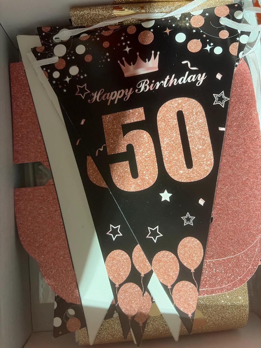 Happy 50th Birthday Banner