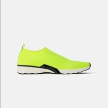 7.5 - ZARA Neon Yellow Slip-On Sneakers - photo 2