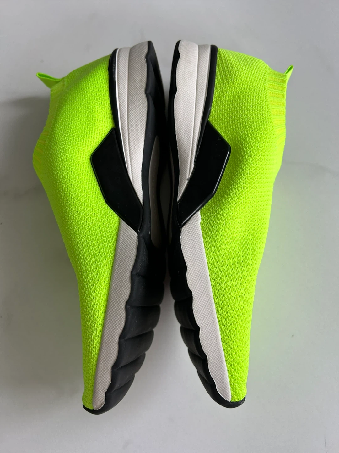 7.5 - ZARA Neon Yellow Slip-On Sneakers - photo 3