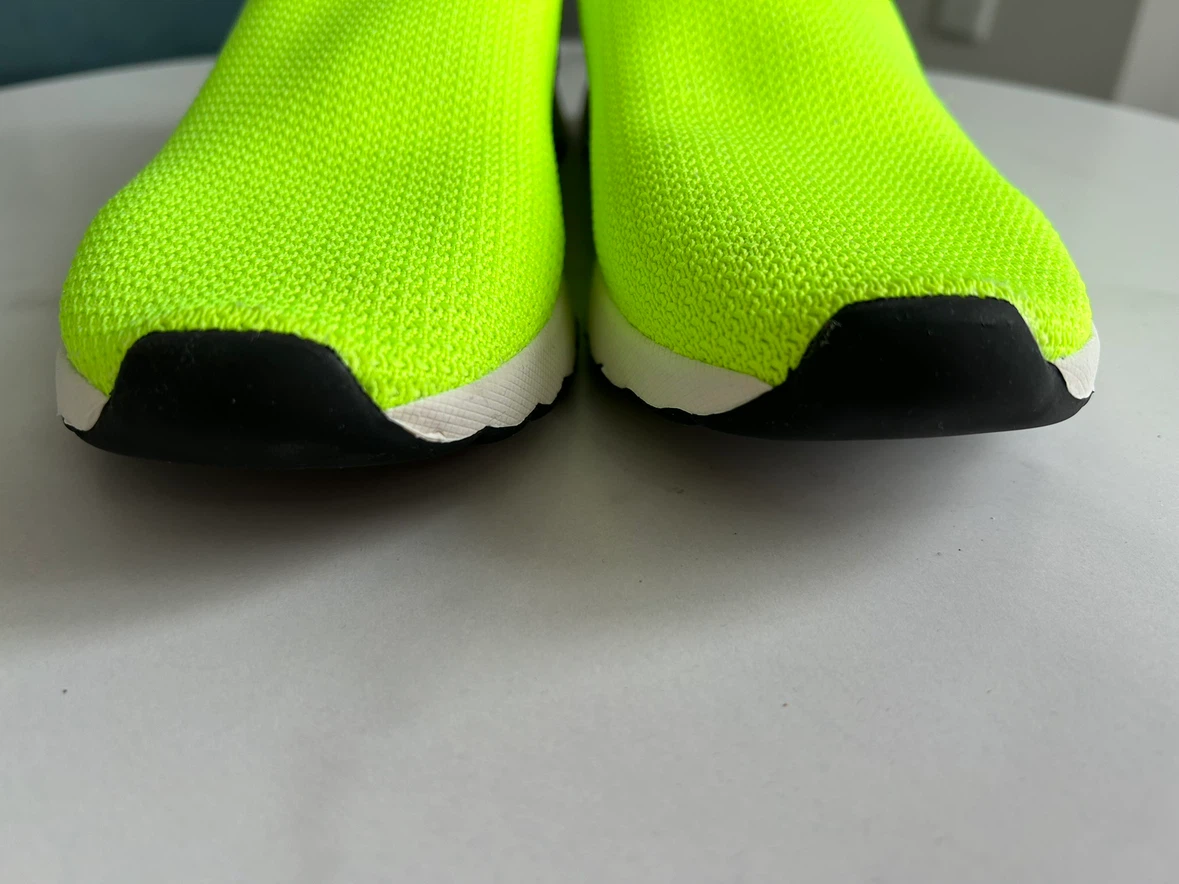 7.5 - ZARA Neon Yellow Slip-On Sneakers - photo 4