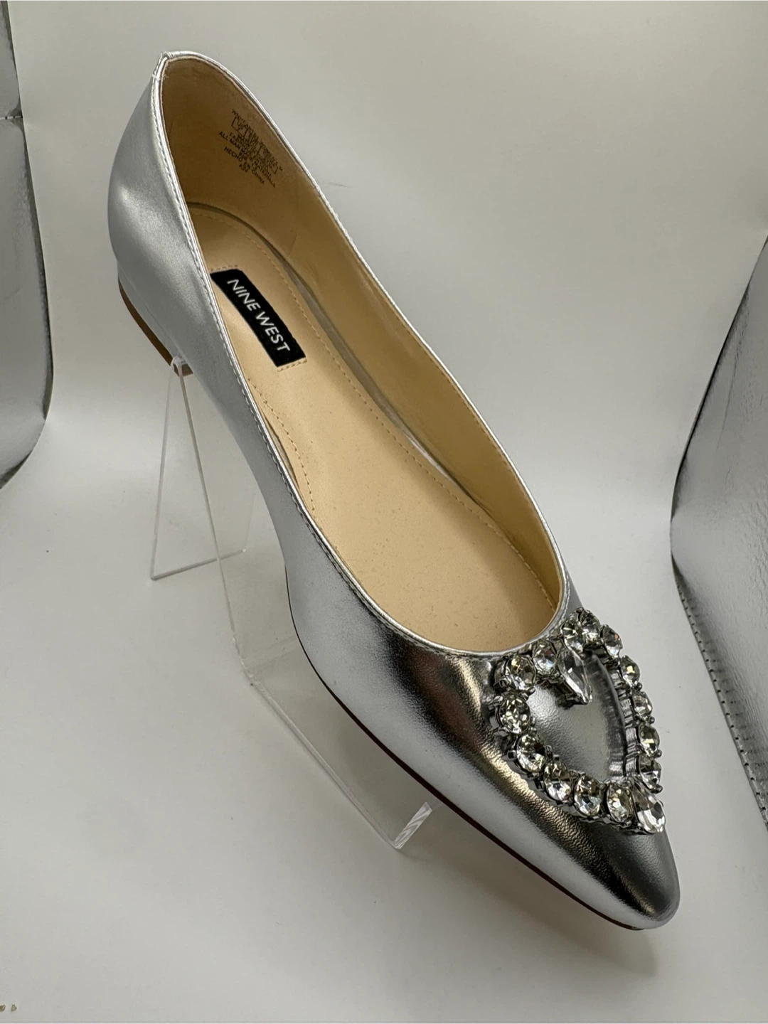 Size 7 - NEW! Nine West Silver Nine West Womens HEARTS3 Pump - photo 3