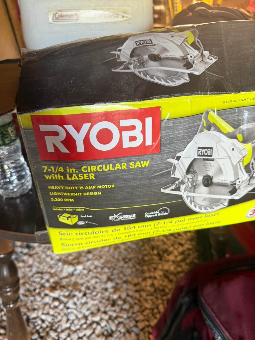 Ryobi 7-1/4 inch Circular Saw with Laser