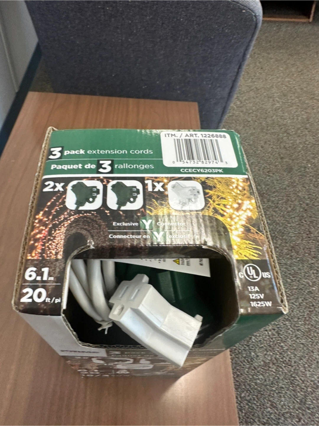Prime 3 Pack Extension Cords