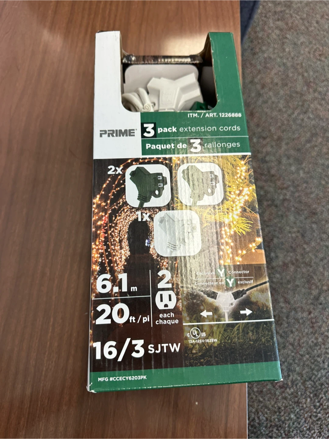 Prime 3 Pack Extension Cords - photo 3