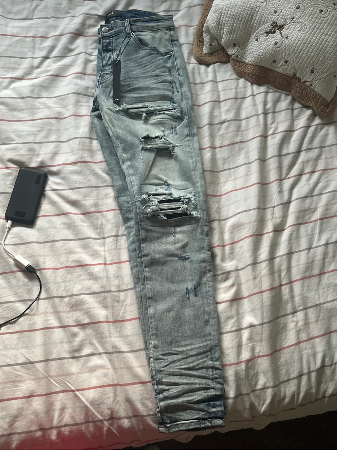Amiri Distressed Denim Jeans Size 30