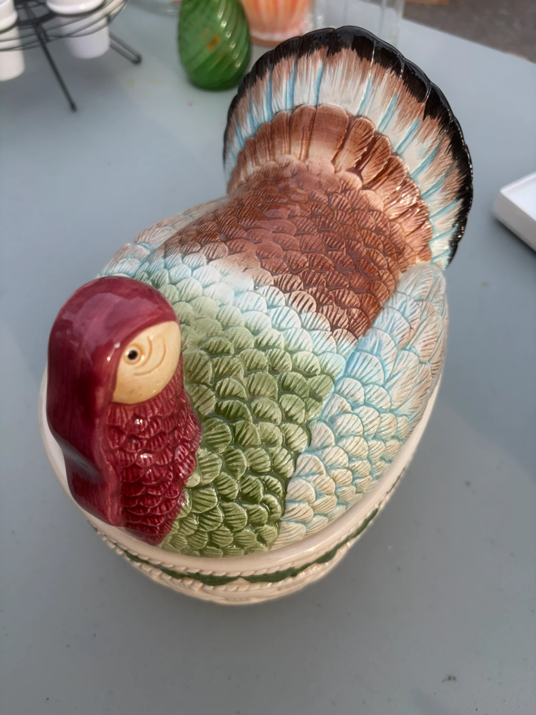 Ceramic Turkey Covered Dish - photo 2