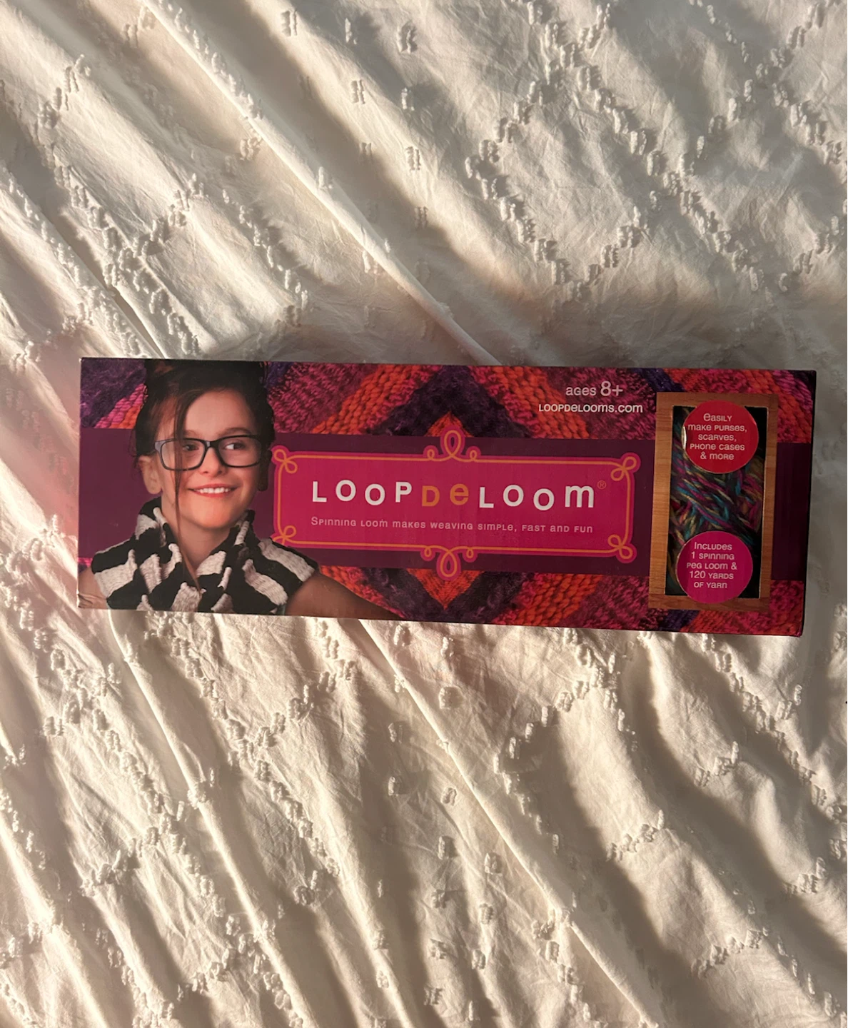 Loopdeloom Spinning Weaving Loom Kit