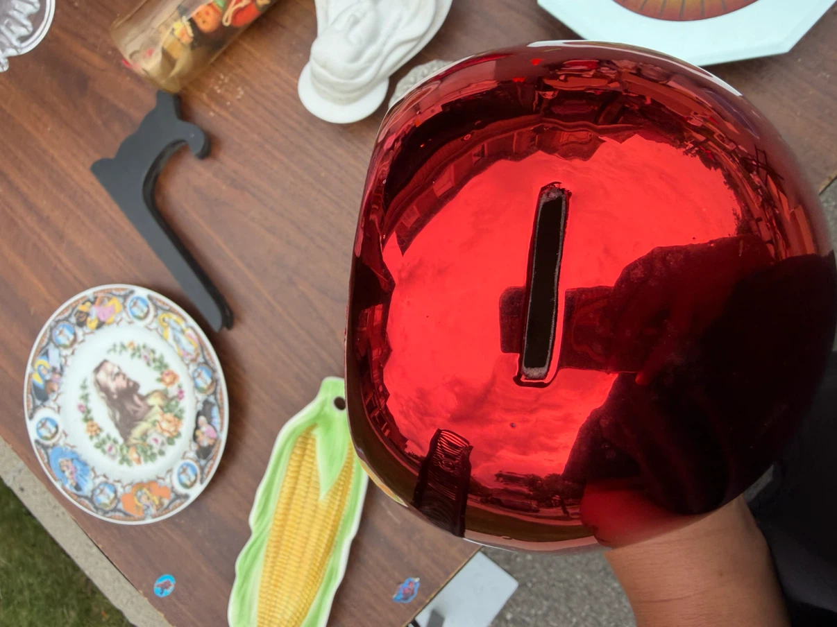 Shiny Red balloon Piggy Bank - photo 2