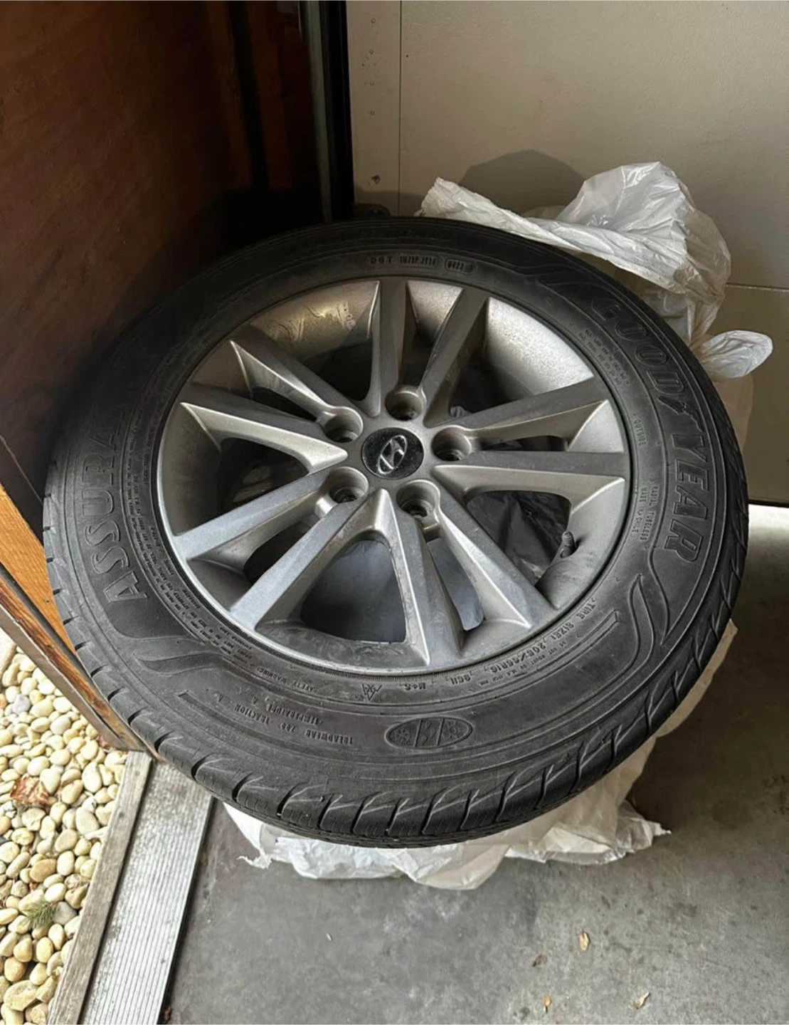 Goodyear Assurance WeatherReady Tire 205/65R16 with Rim