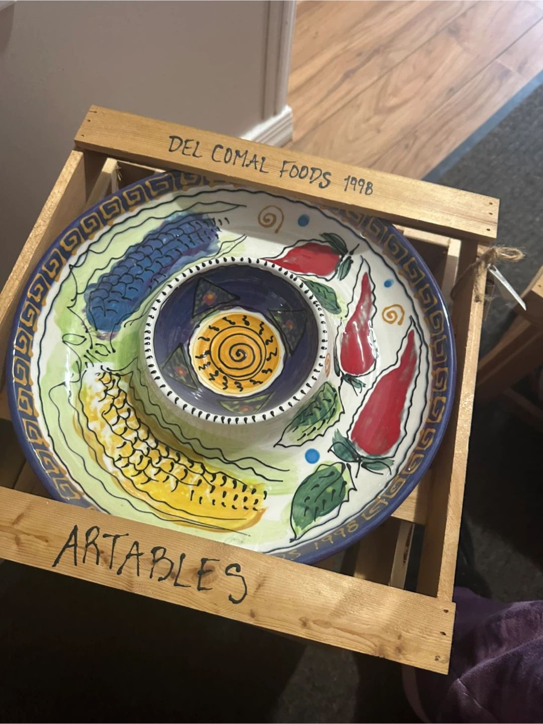 Del Comal Foods Serving Platter