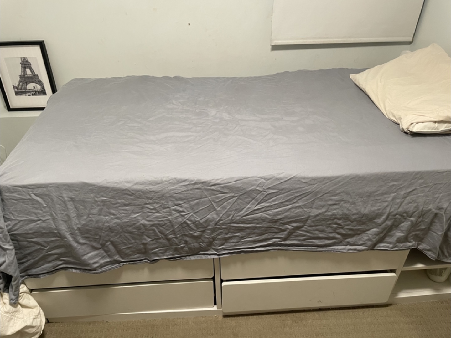 IKEA Storage Bed Frame and mattress - photo 2